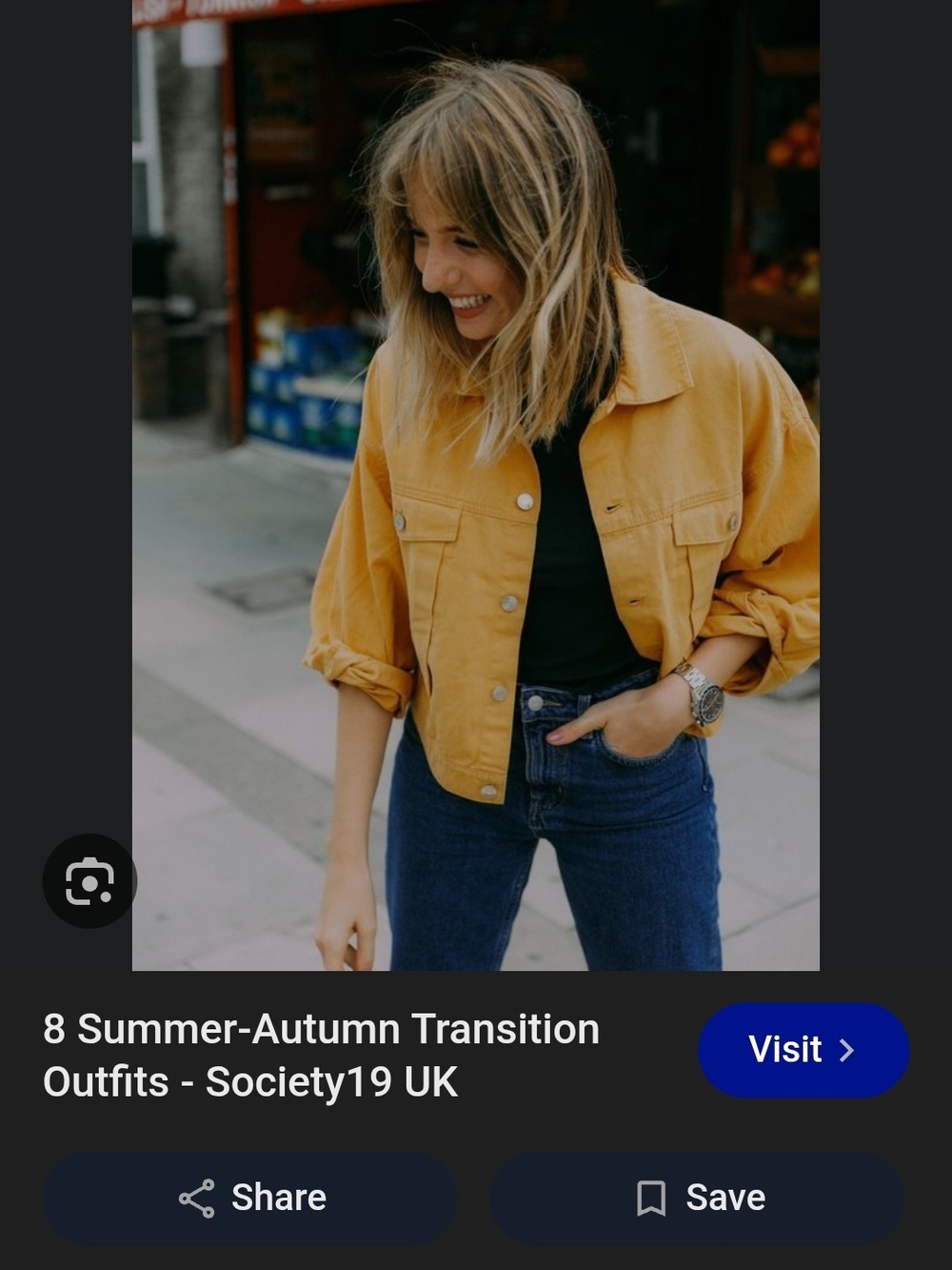 Zara Mustard Yellow Cropped Denim Jacket